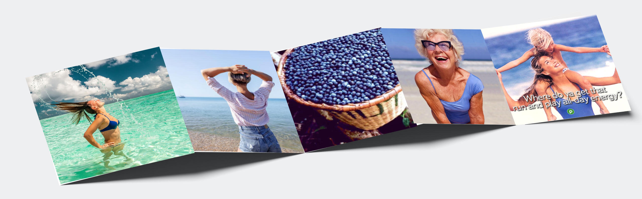 Publix Acai Bowl Quad Fold Brochure Front