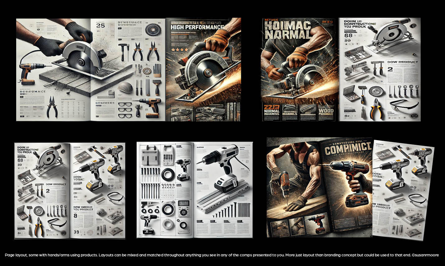 Product in Action Concepts for Cornerstone Construction Supply Product Catalog